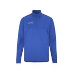 Craft Sport-Langarmshirt Squad Go Halfzip (Stehkragen, 100% rec. Polyester) cobaltblau Herren