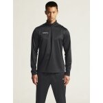 Craft Sport-Langarmshirt Squad Go Halfzip (Stehkragen, 100% rec. Polyester) schwarz Herren