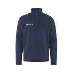 Craft Sport-Langarmshirt Squad Go Halfzip (Stehkragen, 100% rec. Polyester) navyblau Kinder