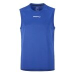 Craft Sport-Tank Rush 2.0 Singlet ärmellos (100% rec. Polyester) kobaltblau Herren