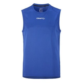 Craft Sport-Tank Rush 2.0 Singlet ärmellos (100% rec. Polyester) kobaltblau Herren