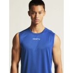 Craft Sport-Tank Rush 2.0 Singlet ärmellos (100% rec. Polyester) kobaltblau Herren