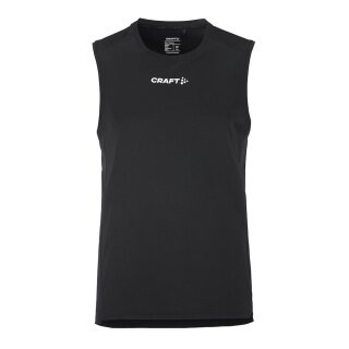 Craft Sport-Tank Rush 2.0 Singlet ärmellos (100% rec. Polyester) schwarz Herren