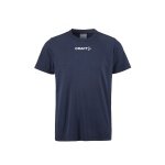 Craft Sport-Tshirt Squad Go Function Tee (leicht, schnell trocknend) navyblau Kinder