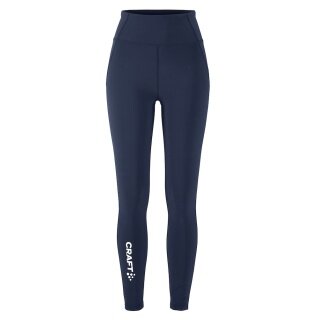 Craft Trainingshose Rush 2.0 Tights (optimale Passform, enganliegend) lang navyblau Damen