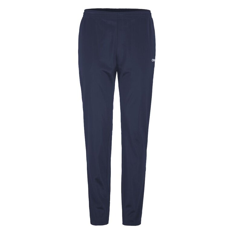 Craft Trainingshose Squad Go Pant (elastischer Bund mit Kordelzug) lang navyblau Herren