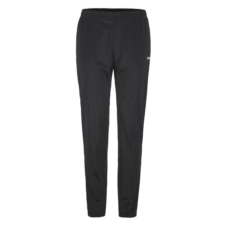 Craft Trainingshose Squad Go Pant (elastischer Bund mit Kordelzug) lang schwarz Kinder