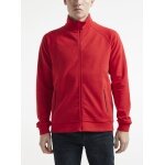 Craft Trainingsjacke Core Soul Full Zip (Front-Reißverschluss, weiches Material) rot Herren