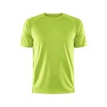 Craft Sport-Tshirt Core Unify (funktionelles Recyclingpolyester) limegrün Herren