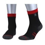 DexShell Laufsocke Running Lite (wasserdicht) schwarz/rot - 1 Paar