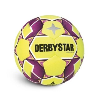 Derbystar Hallen-Fussball Indoor Beta v24 gelb - 1 Ball