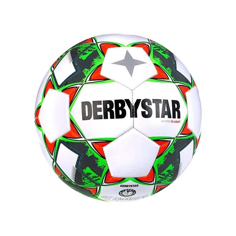 Derbystar Fussball Junior S-Light weiss/grün/rot