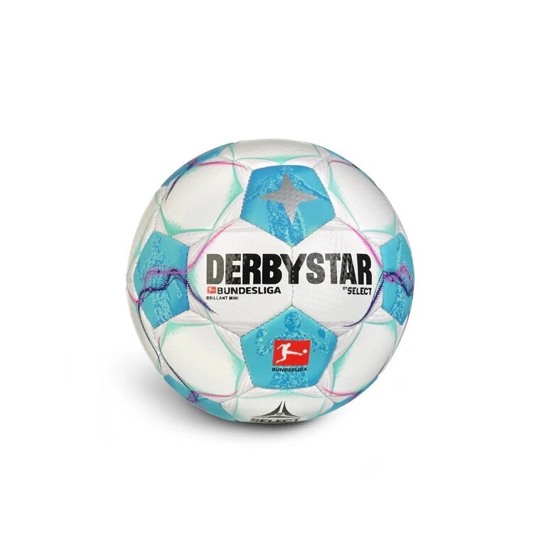 Derbystar Freizeitball - MINIball Bundesliga Brilliant v24 weiss/bunt - 1 Miniball (Umfang: 47cm)