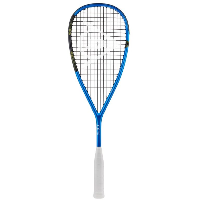 Dunlop Squashschläger FX Team 125 125/grifflastig blau/schwarz/gelb - besaitet -