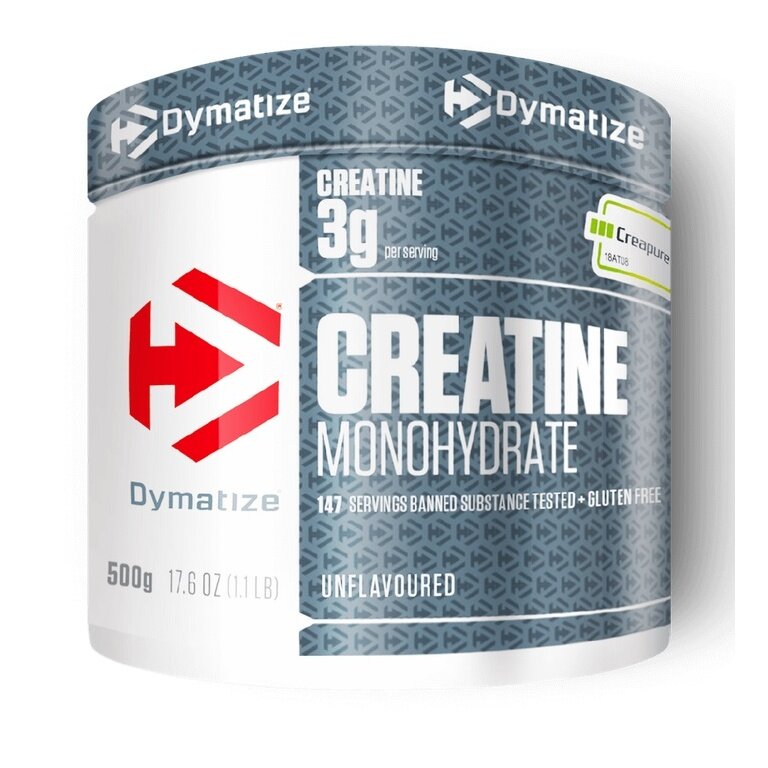 Dymatize Kreatin-Monohydrate (Pulver, Neutral-Geschmack) 500g Dose