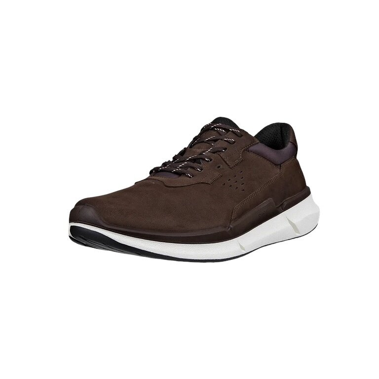 ECCO Sneaker Biom 2.2 Low (Premium-Leder) dunkelbraun Herren