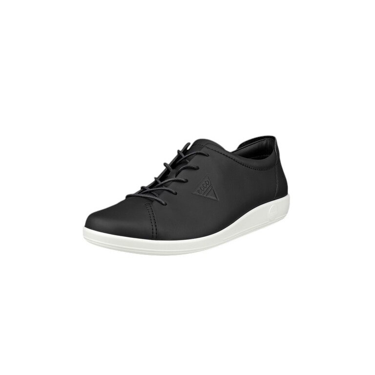 ECCO Sneaker Soft 2.0 Anniversary (ECCO Leder) schwarz Damen