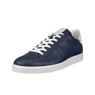 ECCO Sneaker Street Lite (Premium-Leder und Wildleder) marineblau Herren