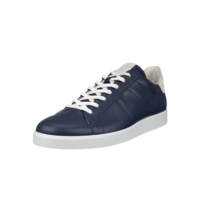 ECCO Sneaker Street Lite (Premium-Leder und Wildleder) marineblau Herren