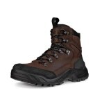 ECCO Wanderschuhe Offroad Mid (Nubukleder, wasserdicht) mochabraun/schwarz Herren