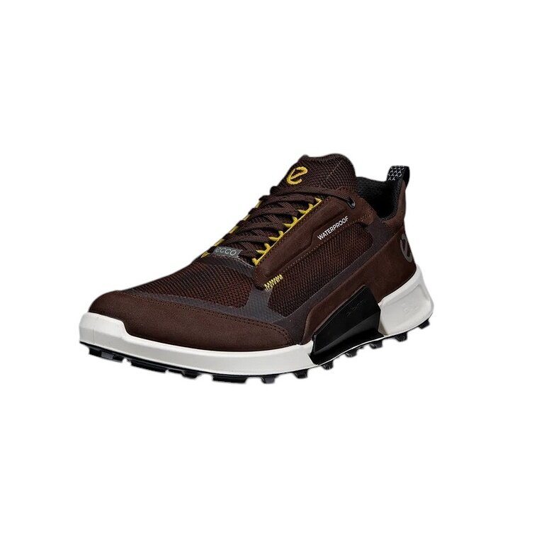 ECCO Wanderschuhe Biom 2.1 X Mountain Low (wasserdicht, Nubukleder) dunkelbraun/schwarz Herren