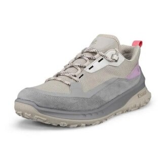 ECCO Wanderschuhe ULT-TRN Low (wasserdicht, Nubukleder) grau Damen