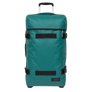 Eastpak Travel-Reisetasche Transit'r L TARP PETROL (121 Liter) mit Rollen petrolblau