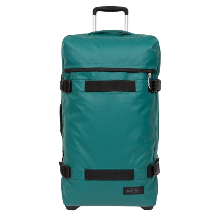 Eastpak Travel-Reisetasche Transit'r L TARP PETROL (121 Liter) mit Rollen petrolblau