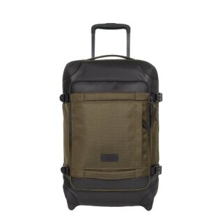 Eastpak Travel-Reisetasche Tranverz CNNCT Army S (42 Liter) mit Rollen grün