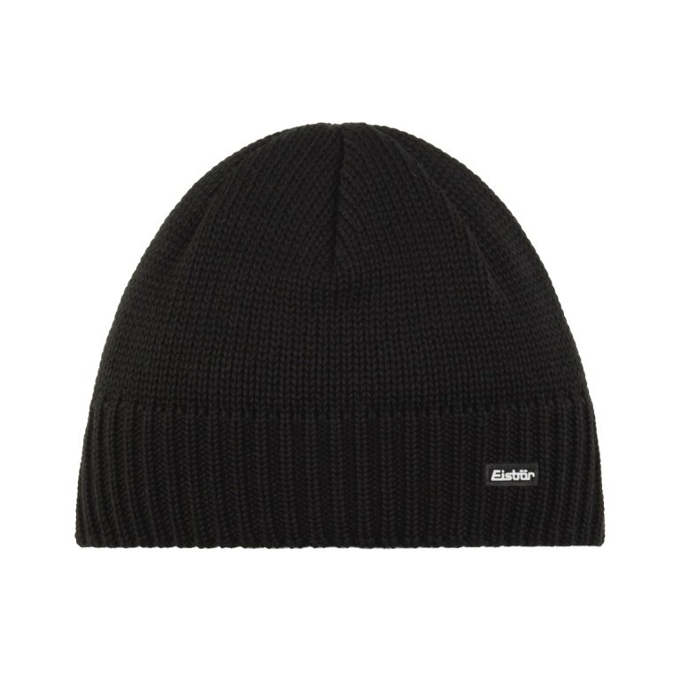 Eisbär Wintermütze (Beanie) Trop XL mit warmem Innenfleece schwarz Herren