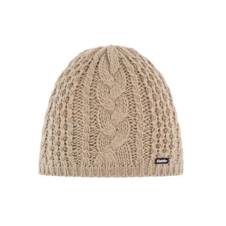 Eisbär Mütze (Beanie) Afra sandbraun Damen