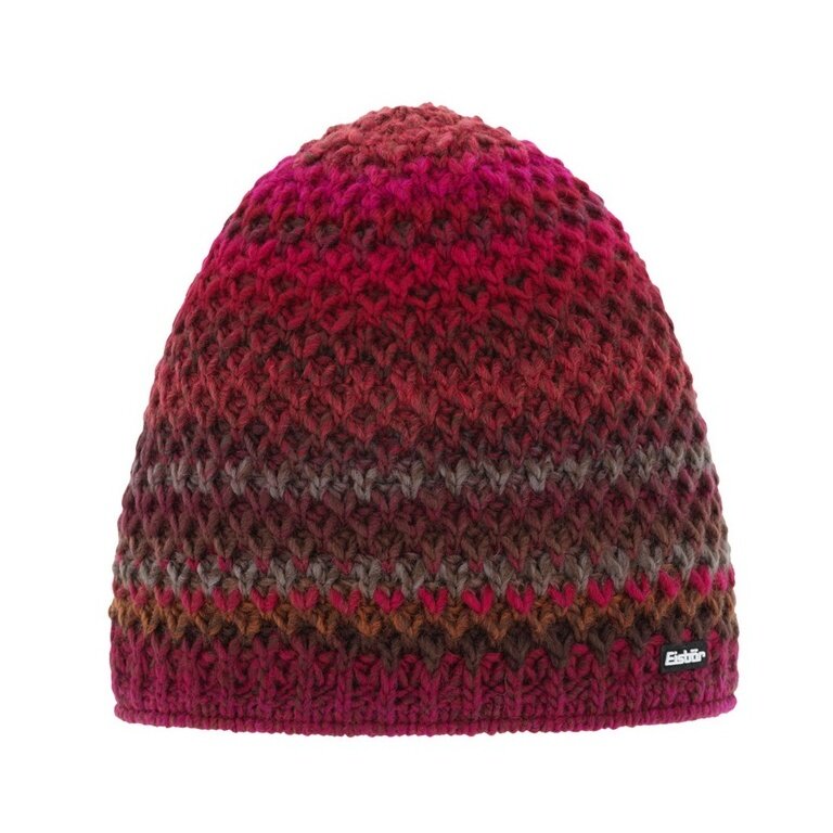 Eisbär Mütze (Beanie) Bao - Merinomix - rot/braun