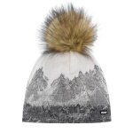 Eisbär Wintermütze (Bommel) Draw Lux Crystal schwarz/weiss Damen