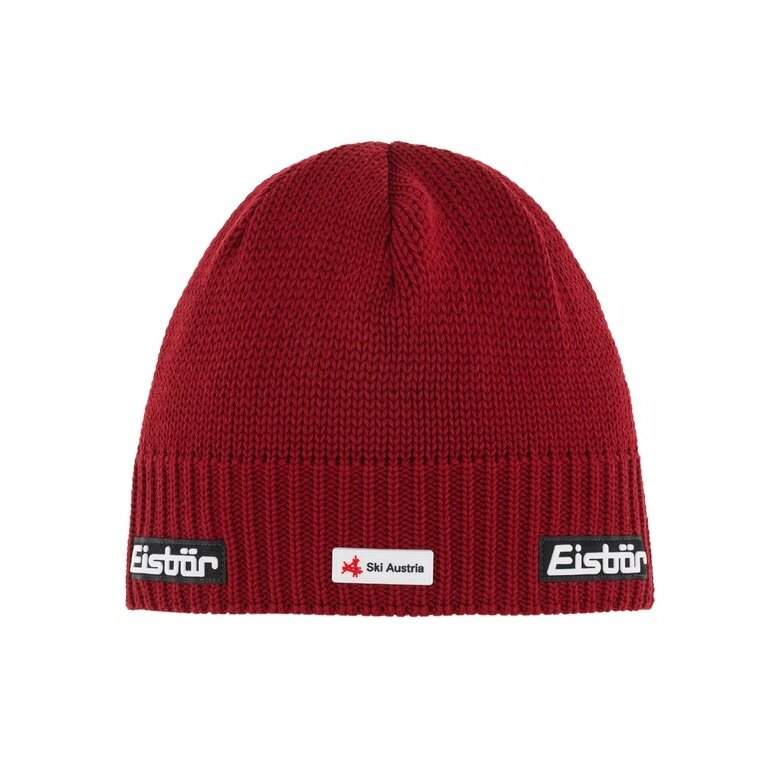 Eisbär Wintermütze (Beanie) Trop XL weinrot Herren