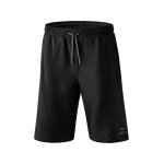 Erima Freizeithose Essential Sweatshorts kurz - weicher Baumwollmix, leichter Stretch - schwarz Herren