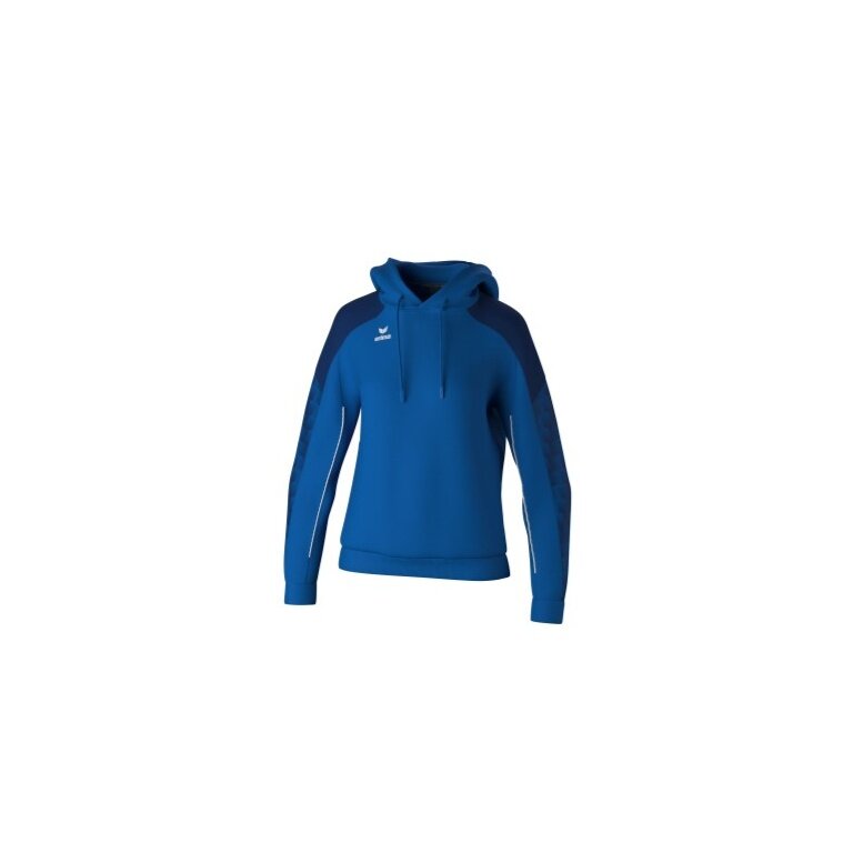 Erima Kapuzenpullover Evo Star (100% Polyester) royalblau/navyblau Damen