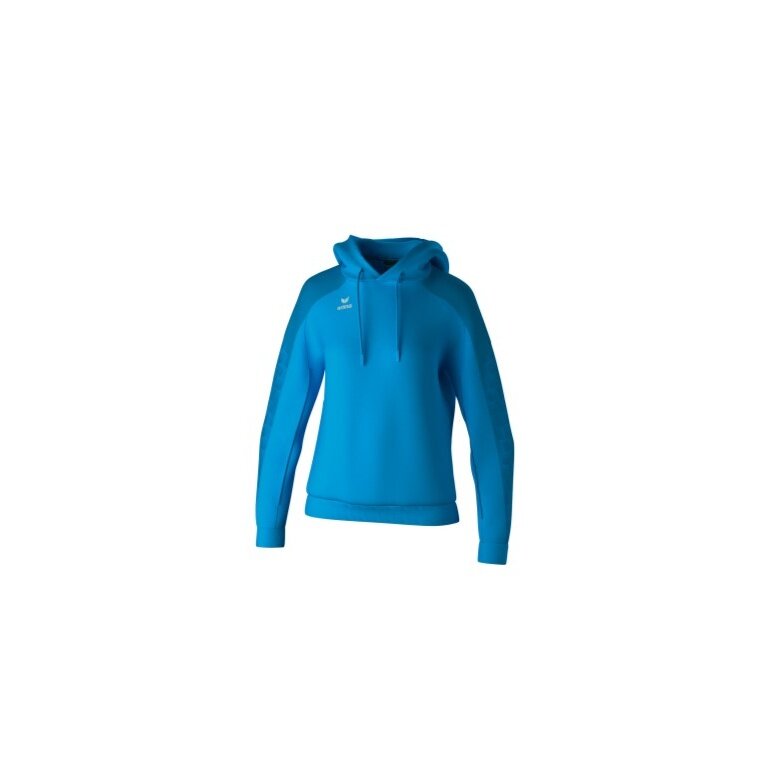 Erima Kapuzenpullover Evo Star (100% Polyester) curacaoblau Damen