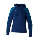 Erima Kapuzenpullover Evo Star (100% Polyester) navyblau/blau Damen