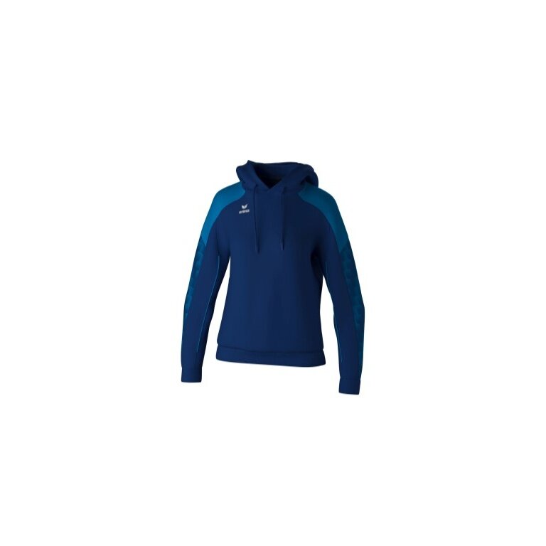 Erima Kapuzenpullover Evo Star (100% Polyester) navyblau/blau Damen