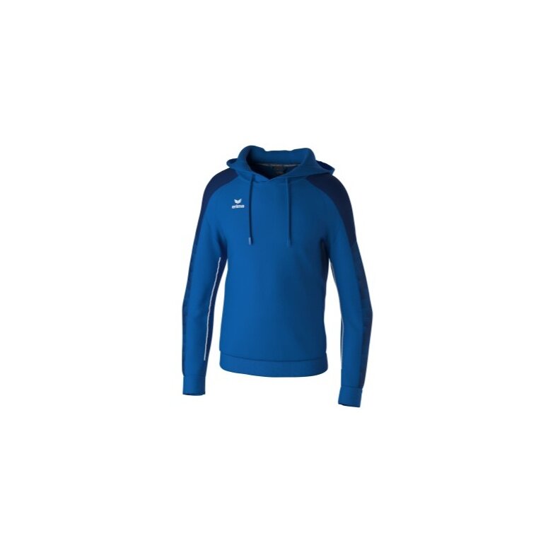 Erima Kapuzenpullover Evo Star (100% Polyester) royalblau/navyblau Kinder