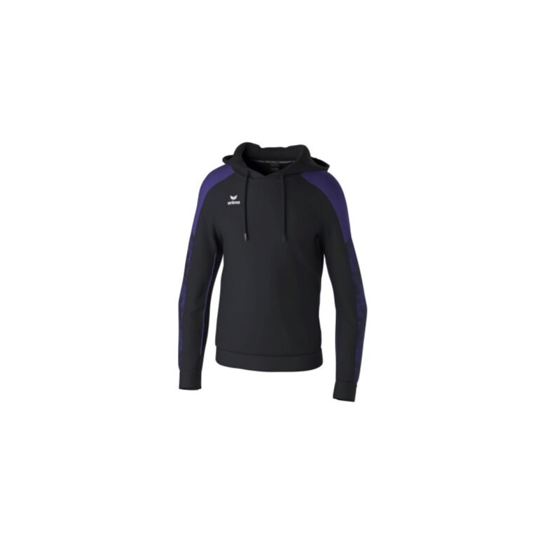 Erima Kapuzenpullover Evo Star (100% Polyester) schwarz/violett Kinder