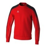 Erima Pullover Evo Star Sweatshirt (hoher Tragekomfort) rot/schwarz Herren