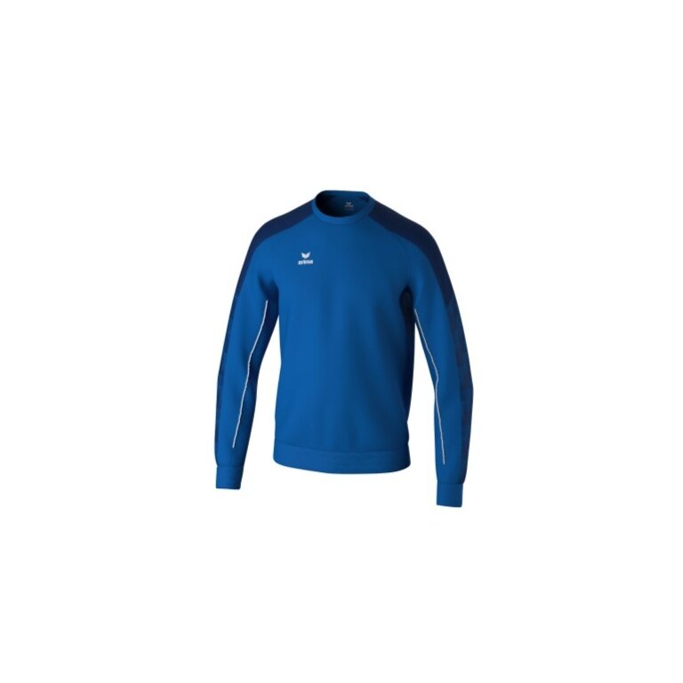 Erima Pullover Evo Star Sweatshirt (hoher Tragekomfort) royalblau/navyblau Kinder