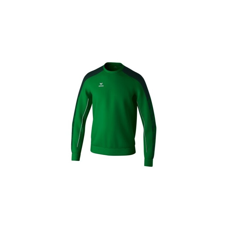 Erima Pullover Evo Star Sweatshirt (hoher Tragekomfort) smaragdgrün/pine Kinder