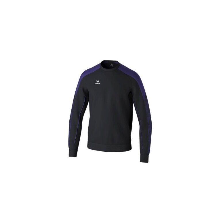 Erima Pullover Evo Star Sweatshirt (hoher Tragekomfort) schwarz/violett Kinder