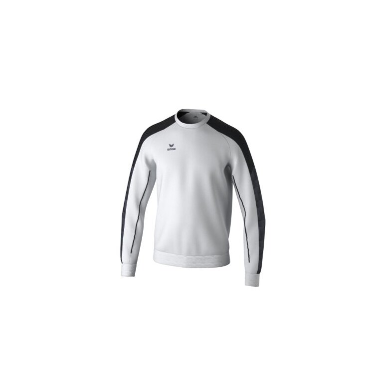 Erima Pullover Evo Star Sweatshirt (hoher Tragekomfort) weiss/schwarz Kinder