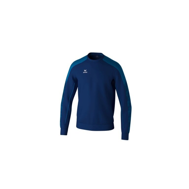 Erima Pullover Evo Star Sweatshirt (hoher Tragekomfort) navyblau/blau Herren