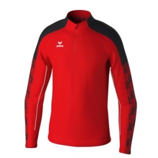 Erima Sport-Langarmshirt Evo Star Trainingstop (100% rec. Polyester) rot/schwarz Kinder