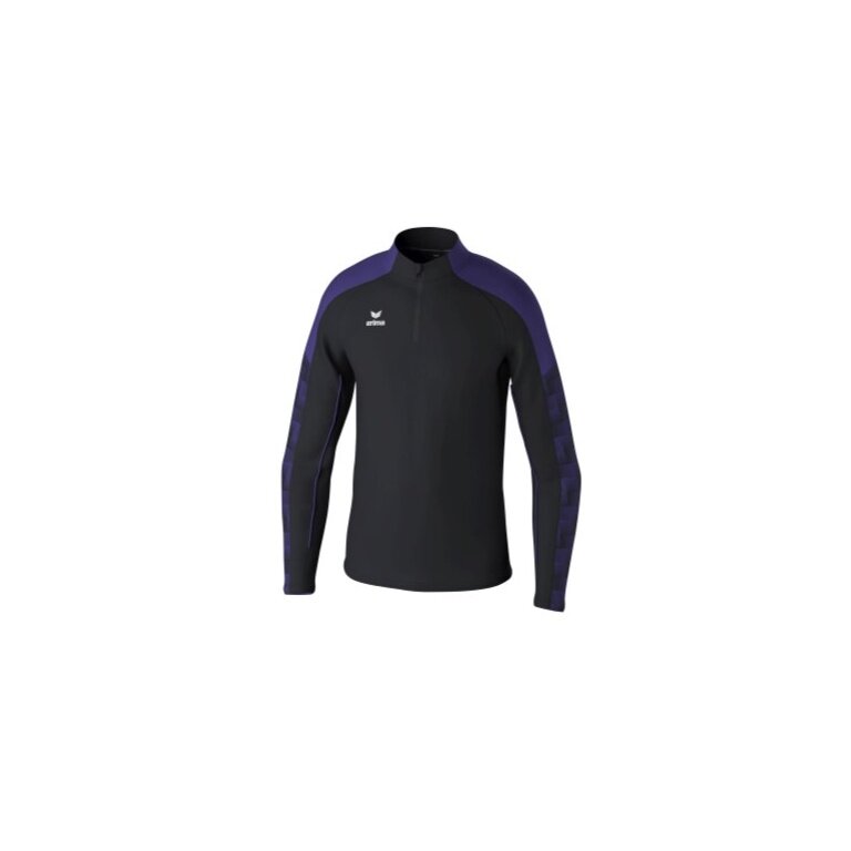 Erima Sport-Langarmshirt Evo Star Trainingstop (100% rec. Polyester) schwarz/violett Herren