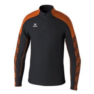 Erima Sport-Langarmshirt Evo Star Trainingstop (100% rec. Polyester) schwarz/orange Kinder